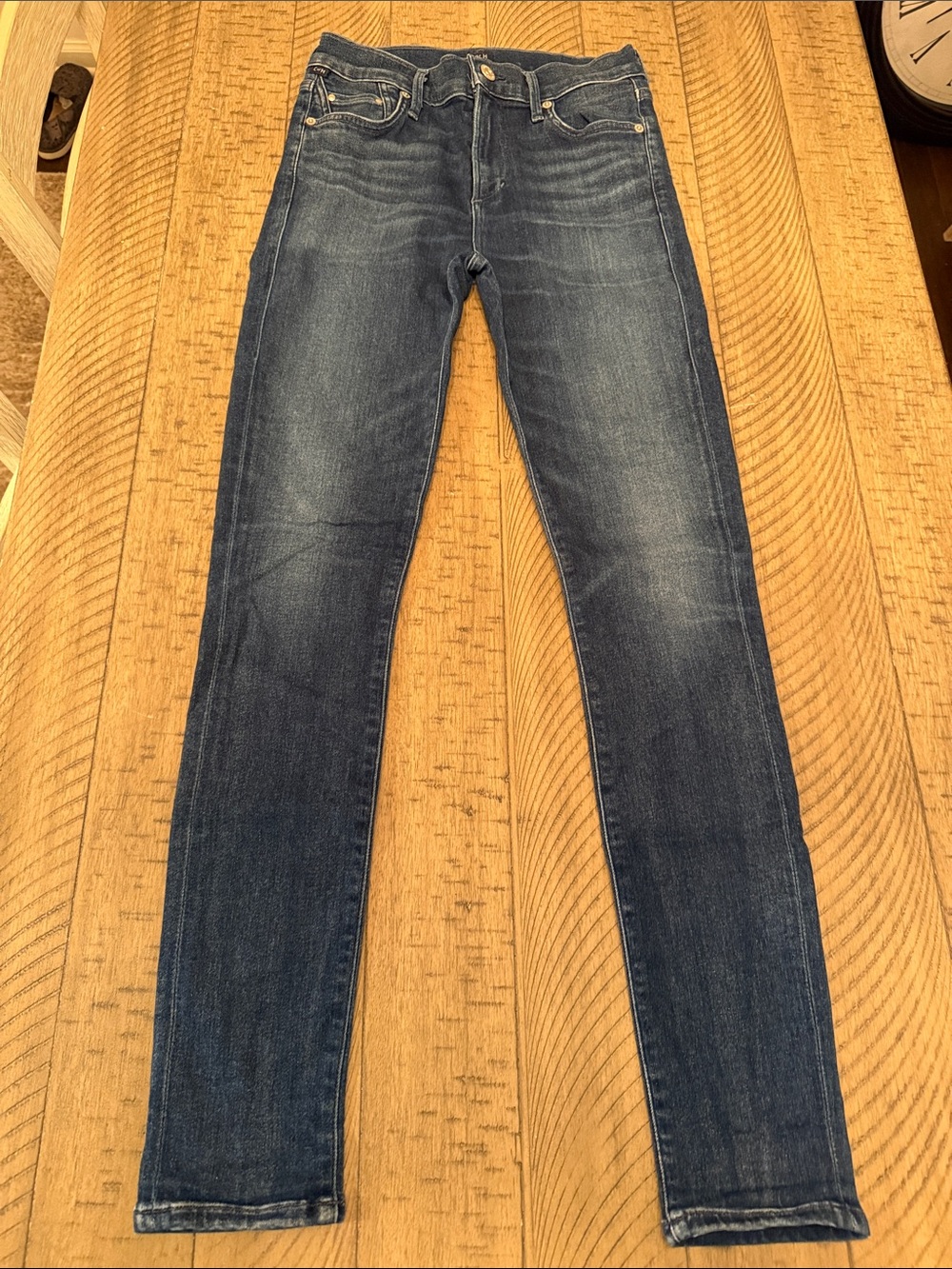 Citizens Of Humanity Skinny Jeans in Dark Blue Wash